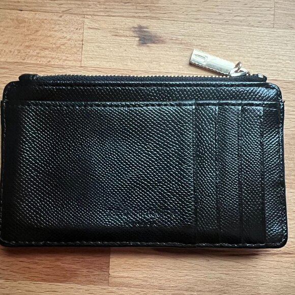 Ted Baker Black Metal Bow Card and Coin Wallet - Picture 3 of 9